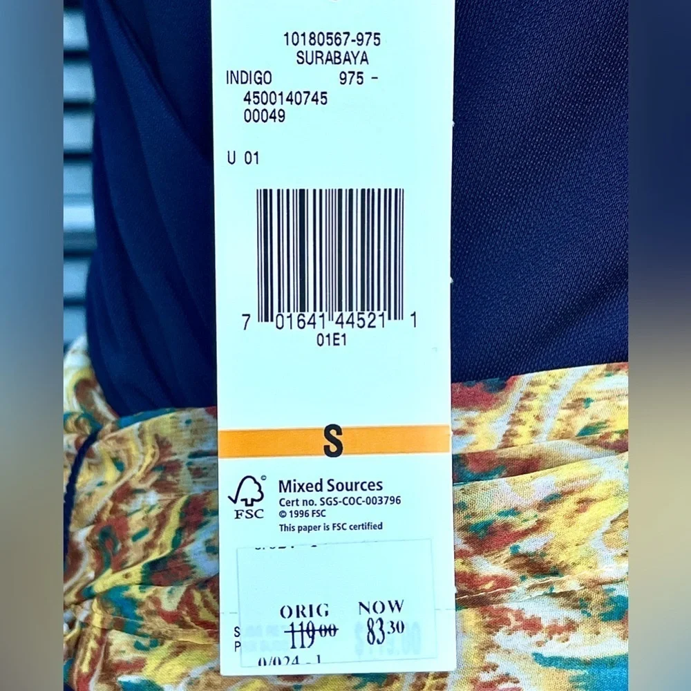 Jones New York Collection Sleeveless Faux Wrap Maxi Dress NWT Vintage - Picture 4 of 10